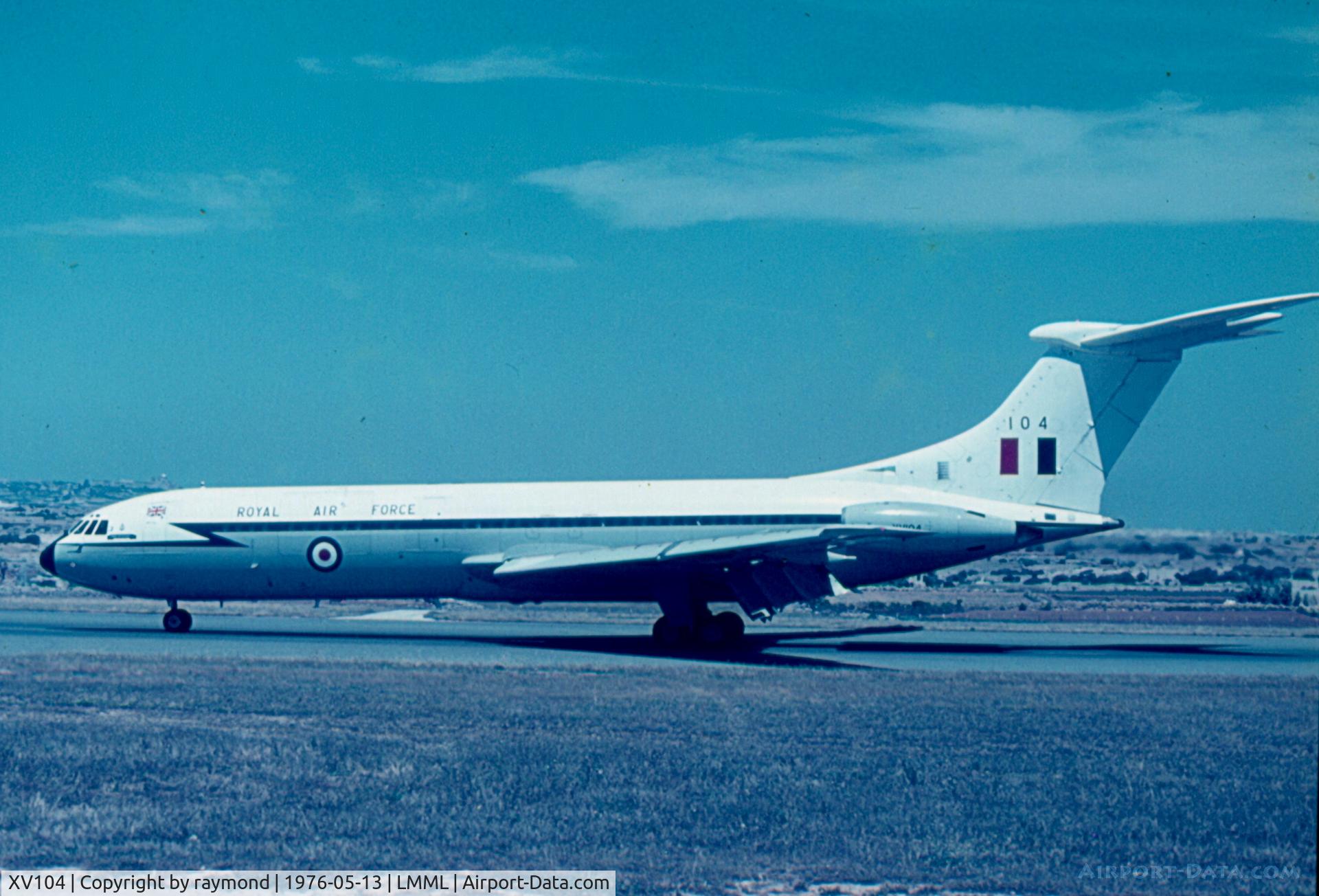 XV104, 1967 Vickers VC10 C.1K C/N 834, VC10 XV104 10Sqd RAF