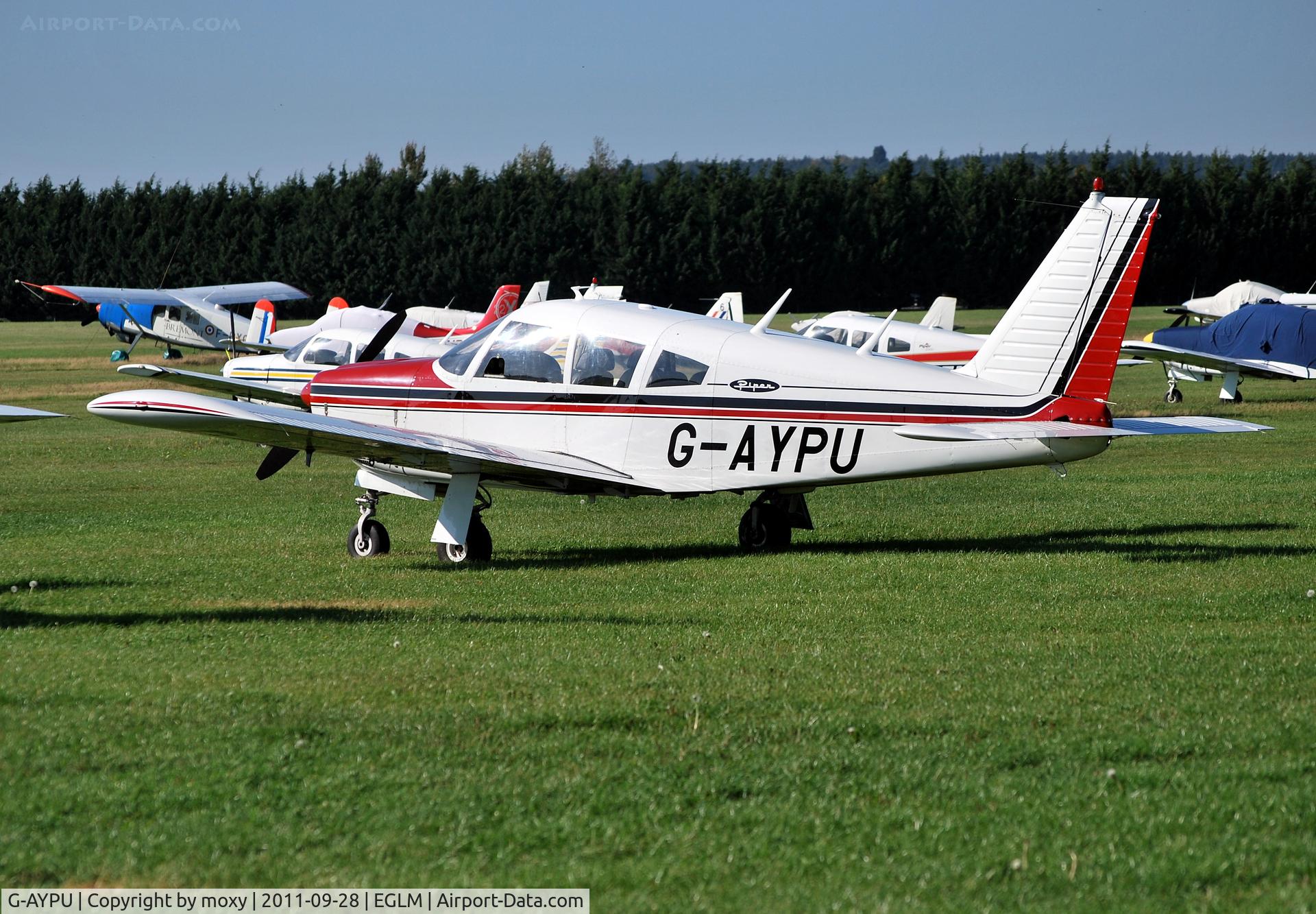 G-AYPU, 1970 Piper PA-28R-200 Cherokee Arrow C/N 28R-7135005, 1970 Piper Cherokee Arrow at White Waltham