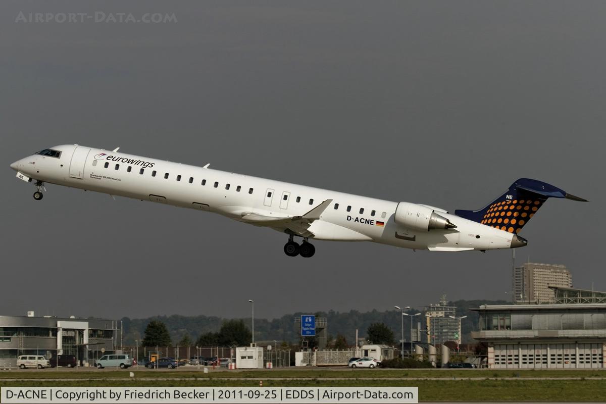 D-ACNE, 2009 Bombardier CRJ-900ER (CL-600-2D24) C/N 15241, departure via RW25