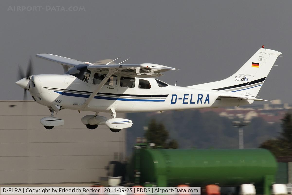 D-ELRA, 2001 Cessna T206H Turbo Stationair C/N T20608316, departure via RW25
