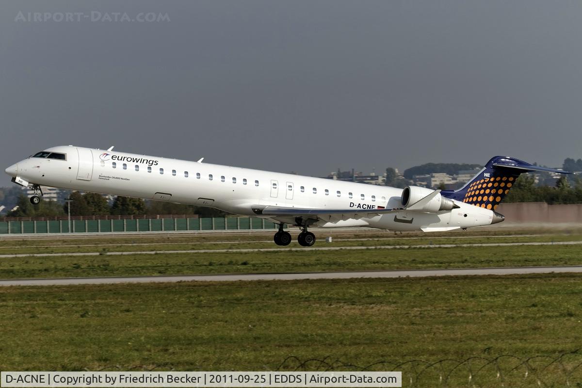 D-ACNE, 2009 Bombardier CRJ-900ER (CL-600-2D24) C/N 15241, departure via RW25