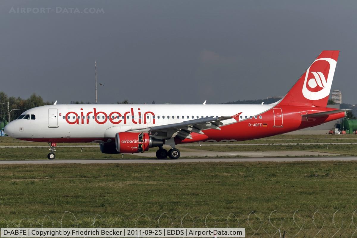 D-ABFE, 2010 Airbus A320-214 C/N 4269, decelerating after touchdown
