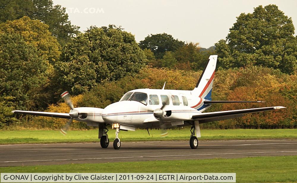 G-ONAV, 1978 Piper PA-31-310 Navajo Navajo C/N 31-7812004, Ex: N27378>D-IGAR>G-IGAR>G-ONAV - PANTHER AVIATION LTD