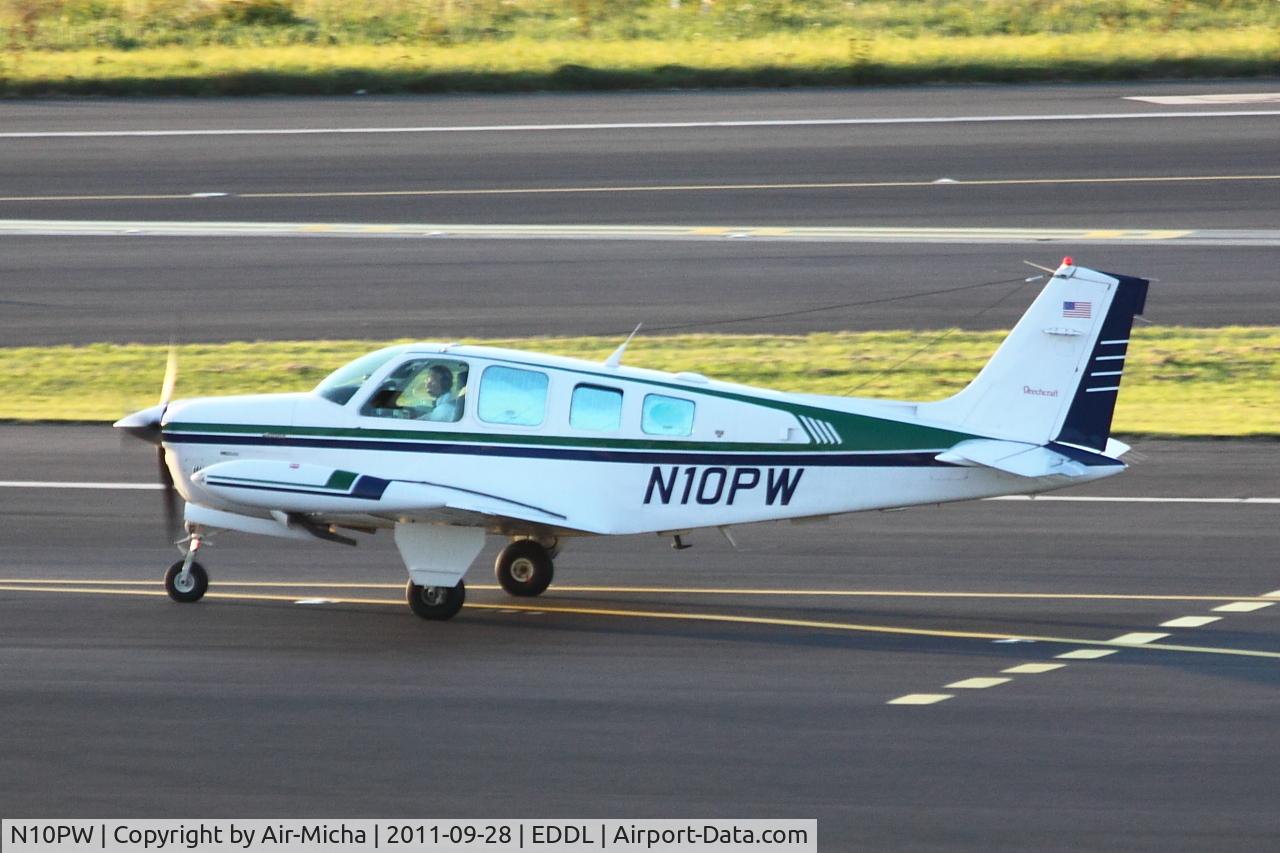 N10PW, 1995 Beech A36 Bonanza 36 C/N E-2950, Beechcraft A36 Bonanza, CN: E-2950