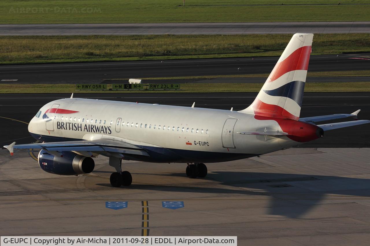 G-EUPC, 1999 Airbus A319-131 C/N 1118, British Airways, Airbus A319-131, CN: 1118