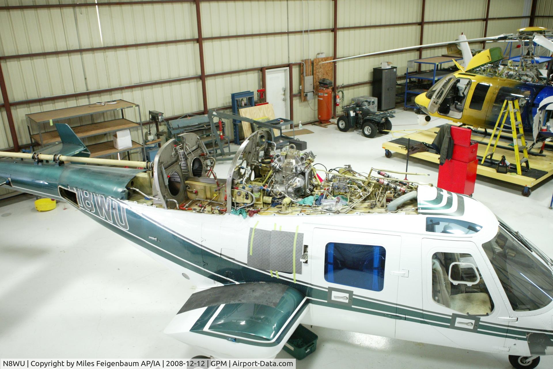 N8WU, 1985 Bell 222B C/N 47145, Parting out B222.
