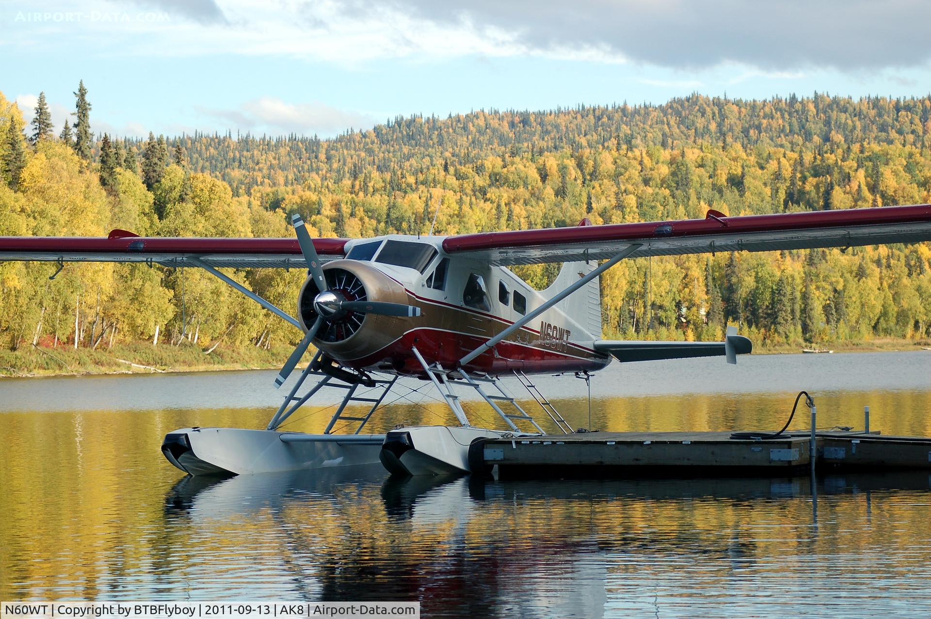 N60WT, De Havilland Canada DHC-2 Beaver Mk.I C/N 491, On Christiansen Lake near Talkeetna, AK