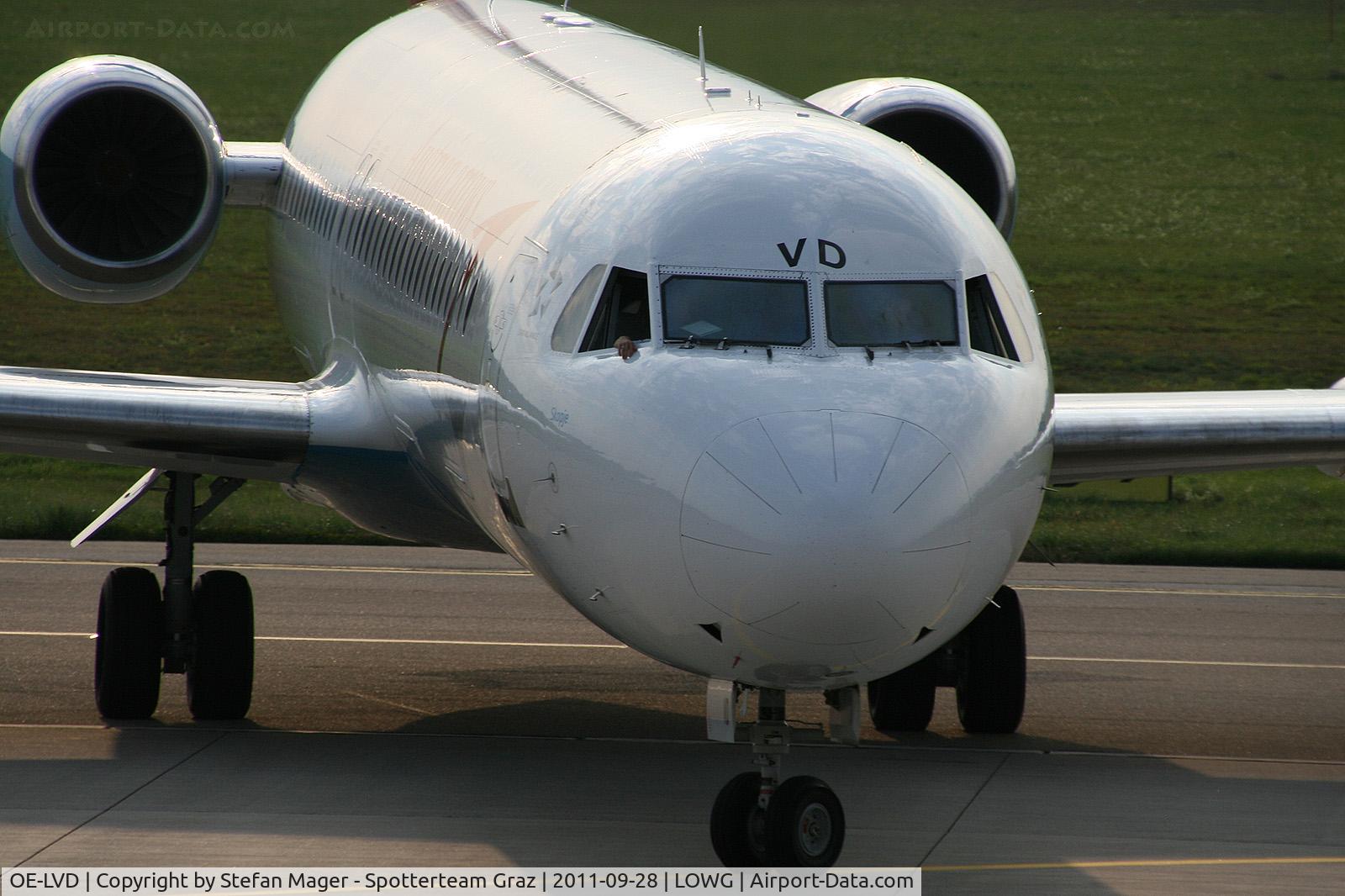 OE-LVD, 1994 Fokker 100 (F-28-0100) C/N 11515, Fokker 100 from Austrian Arrows at GRZ