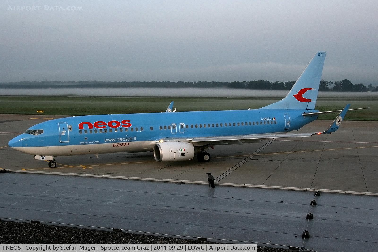 I-NEOS, 2002 Boeing 737-86N C/N 32733, Neos B737-800 at GRZ