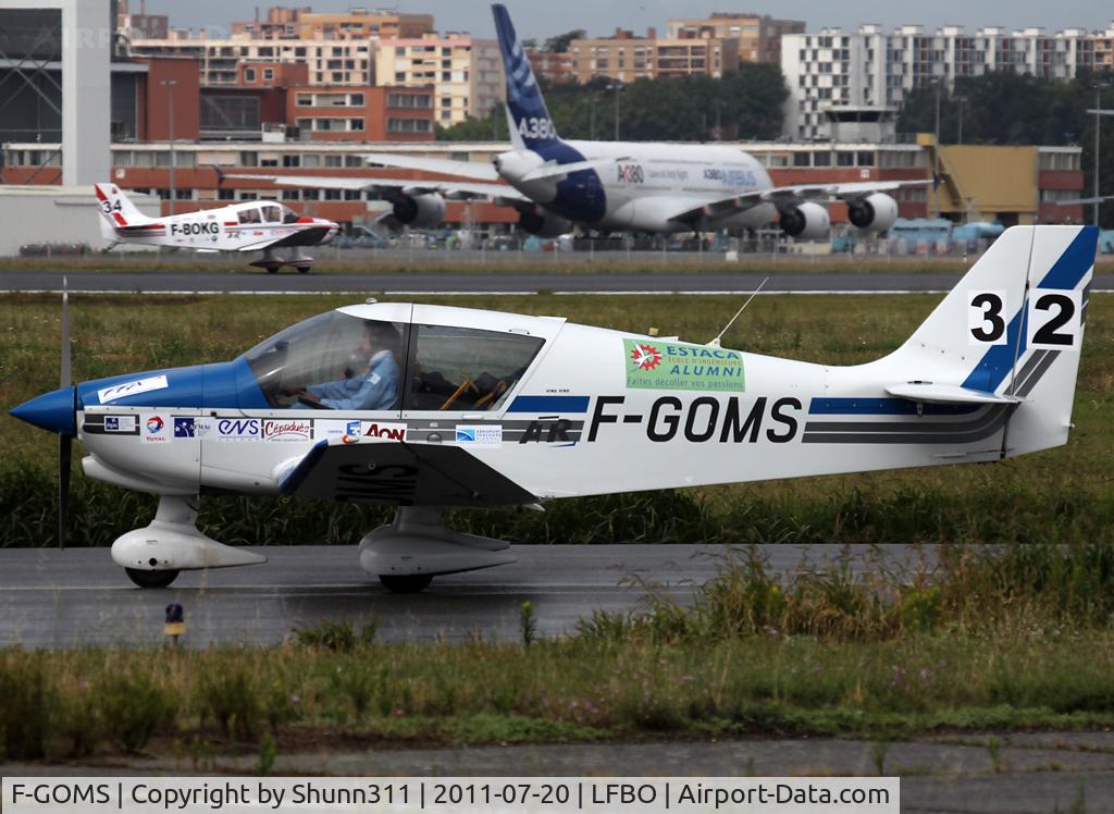 F-GOMS, Robin DR-400-120 Dauphin 2+2 C/N 2316, Participant of the French Young Pilot Tour 2011