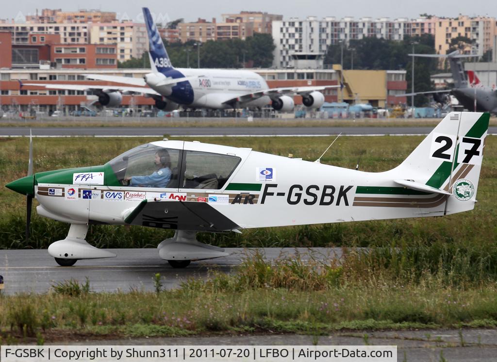 F-GSBK, Robin DR-400-120 C/N 2351, Participant of the French Young Pilot Tour 2011
