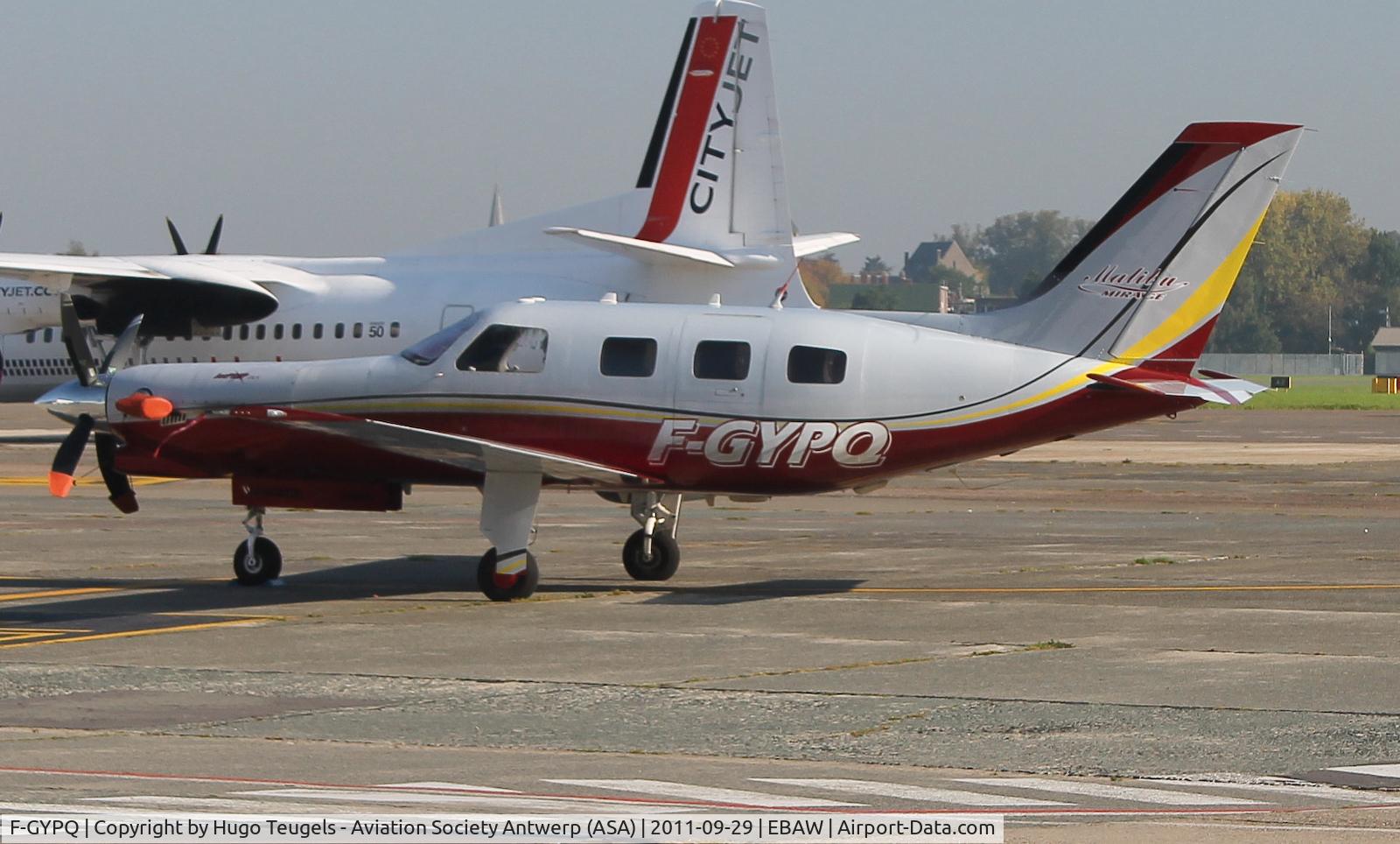 F-GYPQ, Piper PA-46-350P Malibu Mirage C/N 4622013, new for database