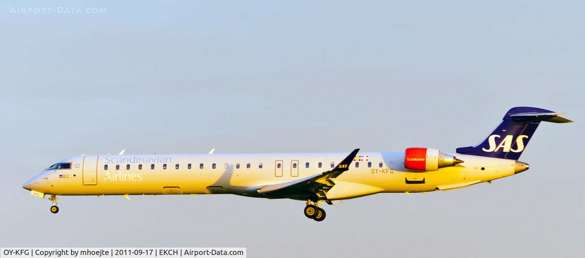 OY-KFG, 2009 Bombardier CRJ-900ER (CL-600-2D24) C/N 15237, Final Copenhagen Airport
