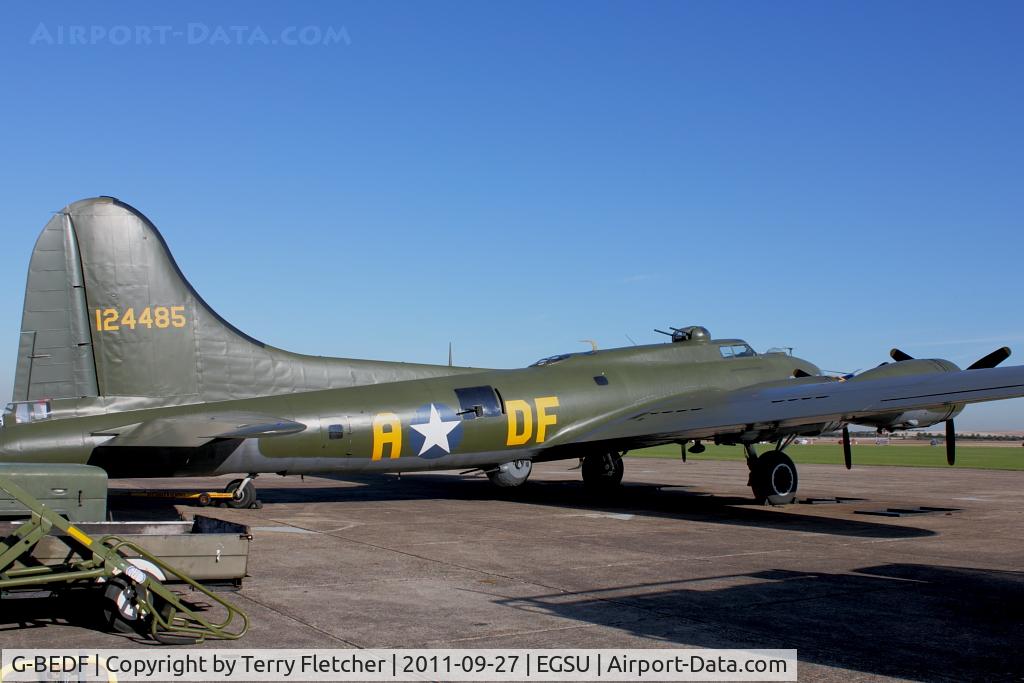 G-BEDF, 1944 Boeing B-17G Flying Fortress C/N 8693, Exhibited at Imperial War Museum , Duxford