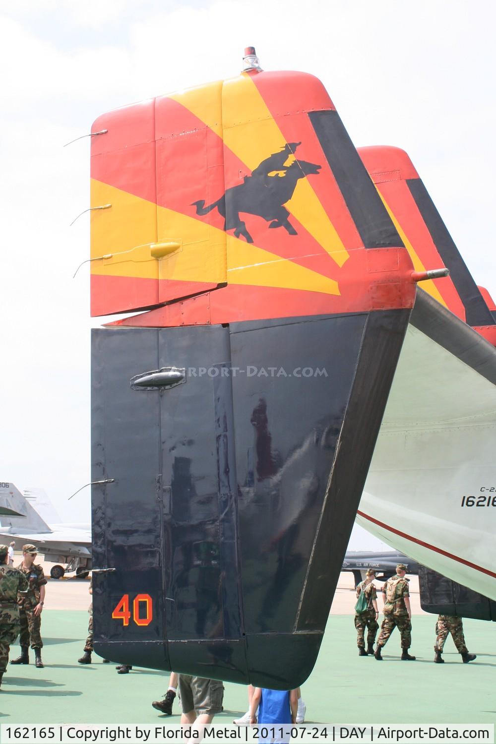 162165, Grumman C-2A Greyhound C/N 45, C-2A Greyhound Rawhides tail