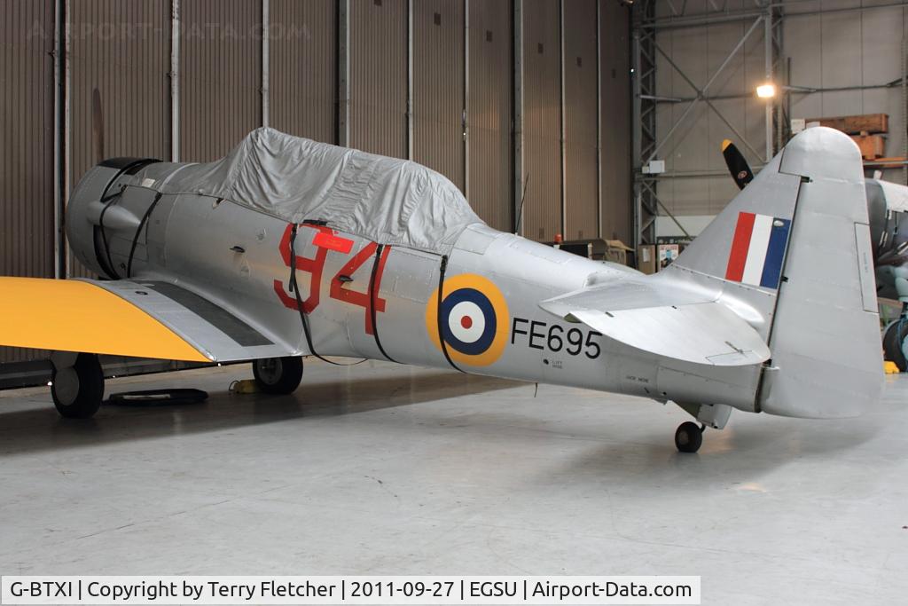 G-BTXI, 1942 Noorduyn AT-16 Harvard IIB C/N 14-429, Exhibited at Imperial War Museum , Duxford
ex 42-892 , and Swedish AF Fv16105