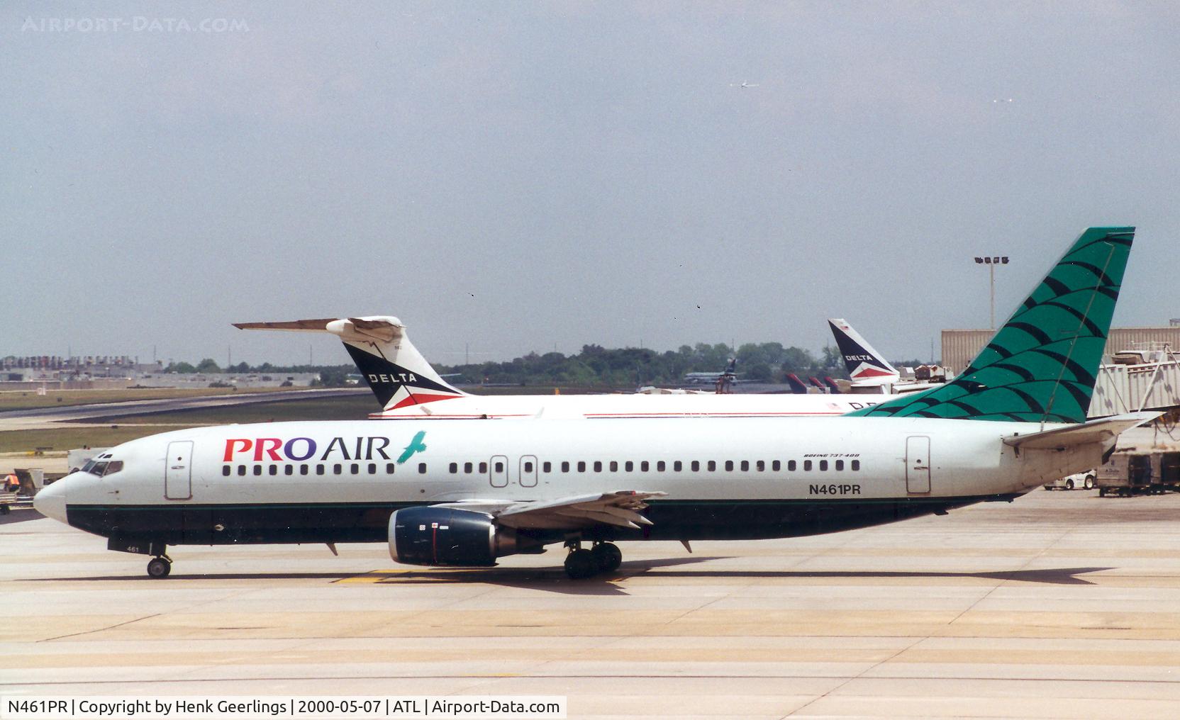 N461PR, 1997 Boeing 737-49R C/N 28882, Pro Air