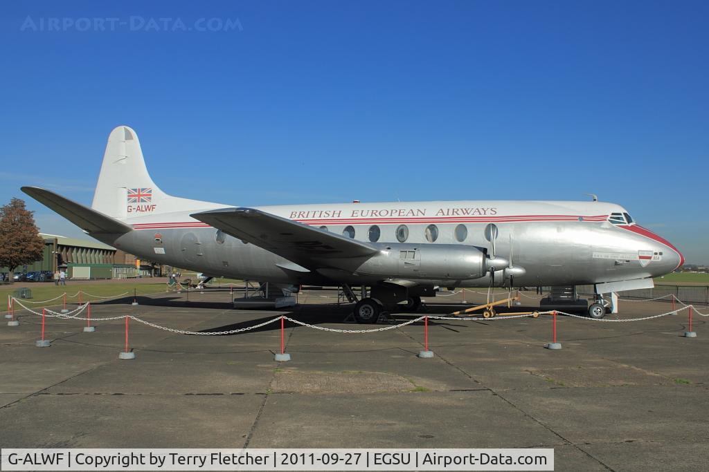 G-ALWF, 1952 Vickers Viscount 701 C/N 005, Exhibited at Imperial War Museum , Duxford