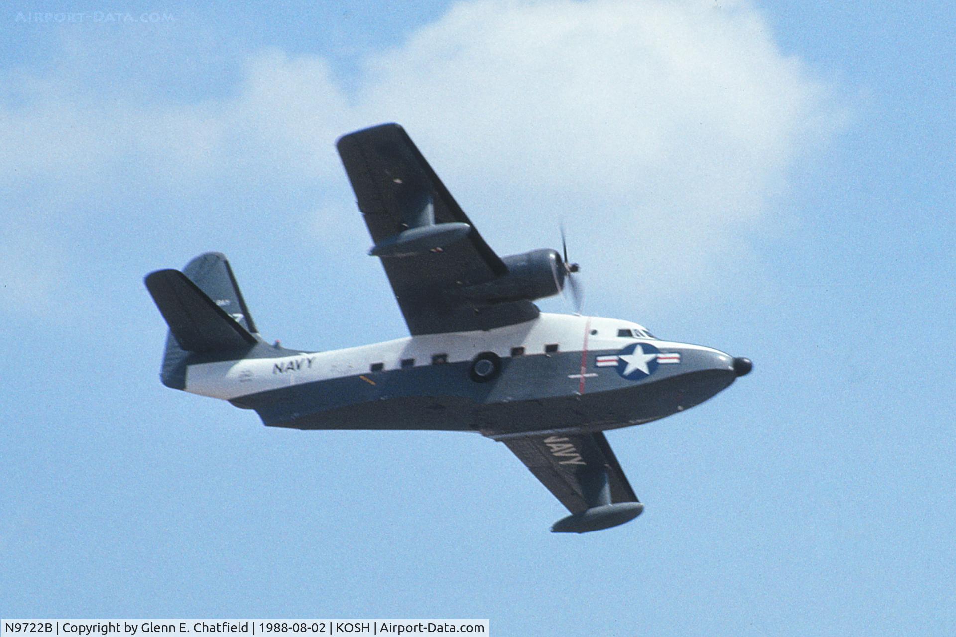 N9722B, 1955 Grumman HU-16C (UF-1) Albatross C/N G-400, Air show fly over