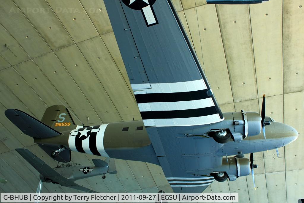 G-BHUB, 1943 Douglas C-47A Skytrain C/N 19975, Exhibited at Imperial War Museum , Duxford
ex 43-15509