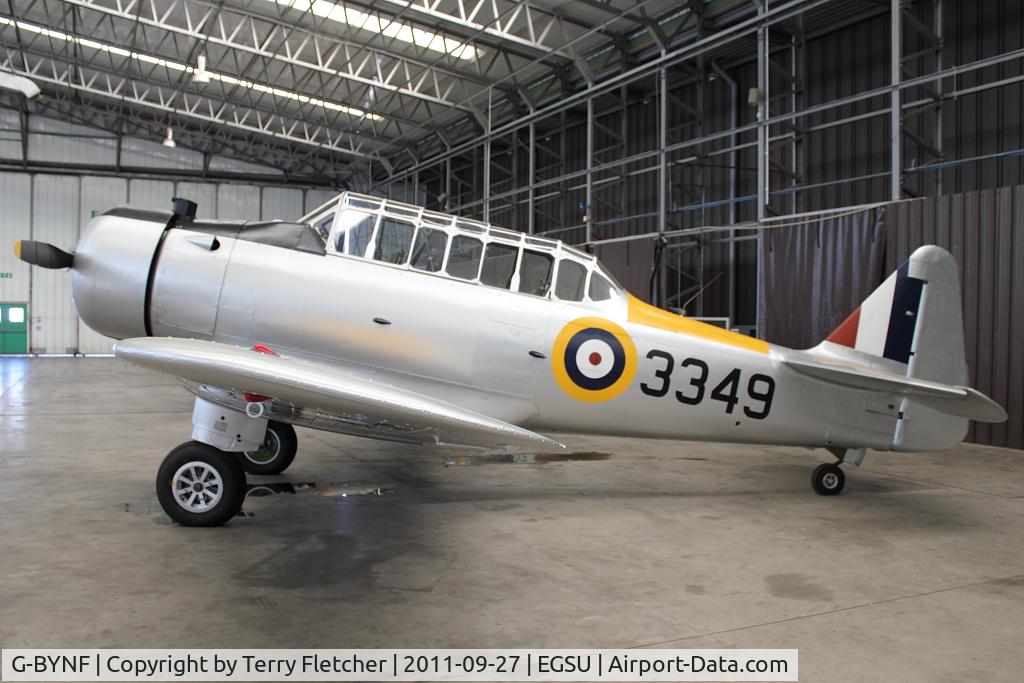 G-BYNF, 1939 North American NA-64 Yale C/N 64-2171, Exhibited at Imperial War Museum , Duxford