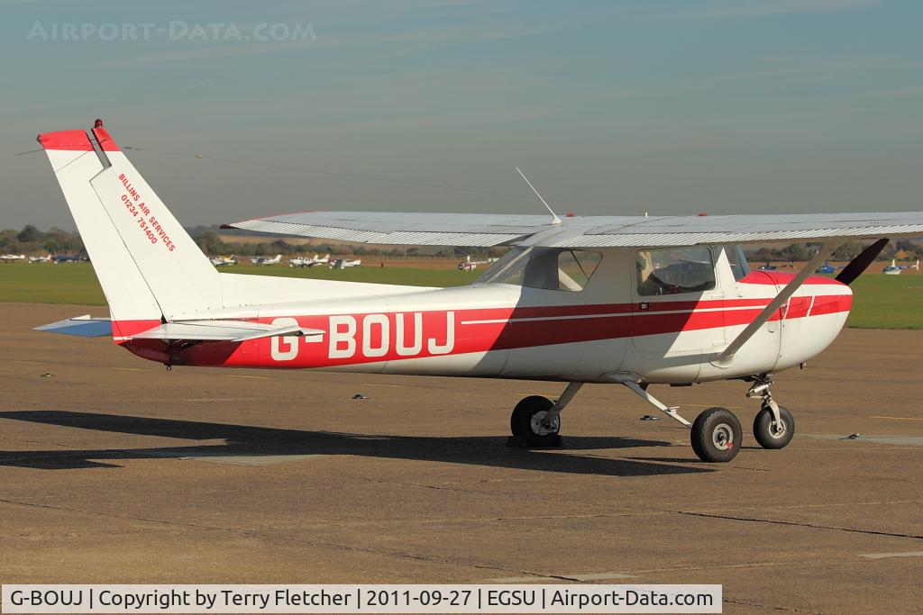 G-BOUJ, 1975 Cessna 150M C/N 150-76373, Visiting Duxford