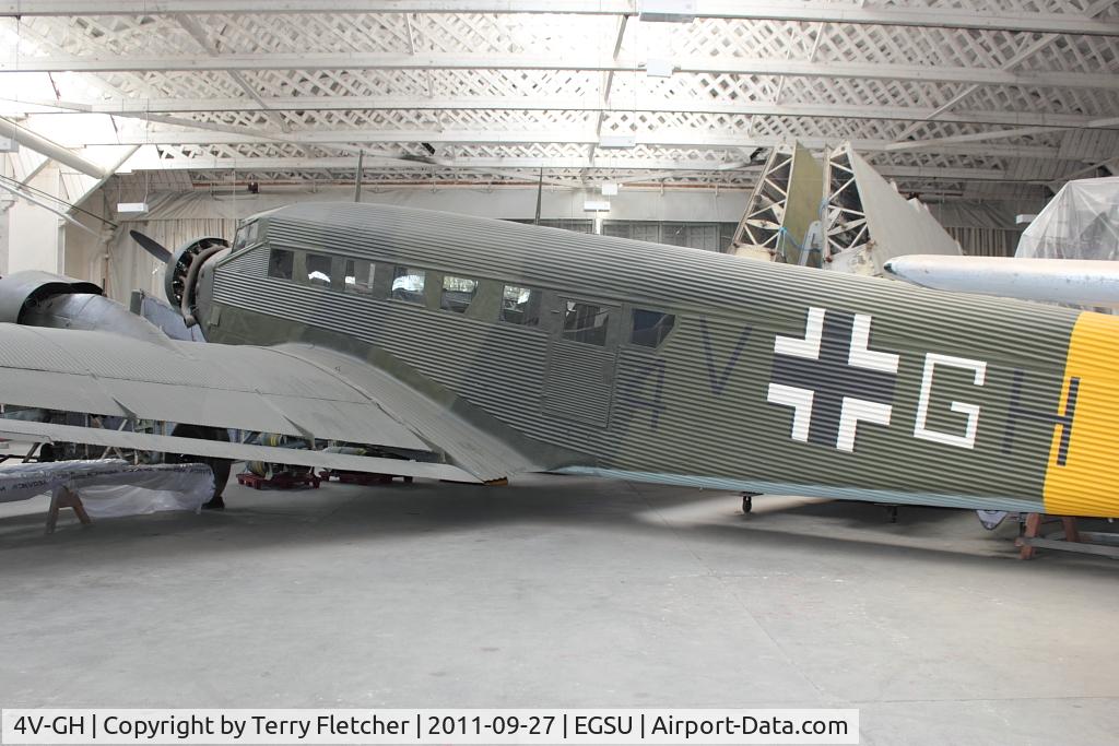 4V-GH, 1946 Junkers (AAC) AAC-1 Toucan (Ju-52) C/N 48, Exhibited at Imperial War Museum , Duxford