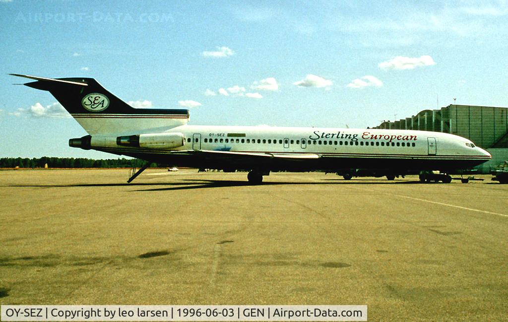 OY-SEZ, 1976 Boeing 727-2M7 C/N 21202, GEN Gardermoen Norway 3.6.96