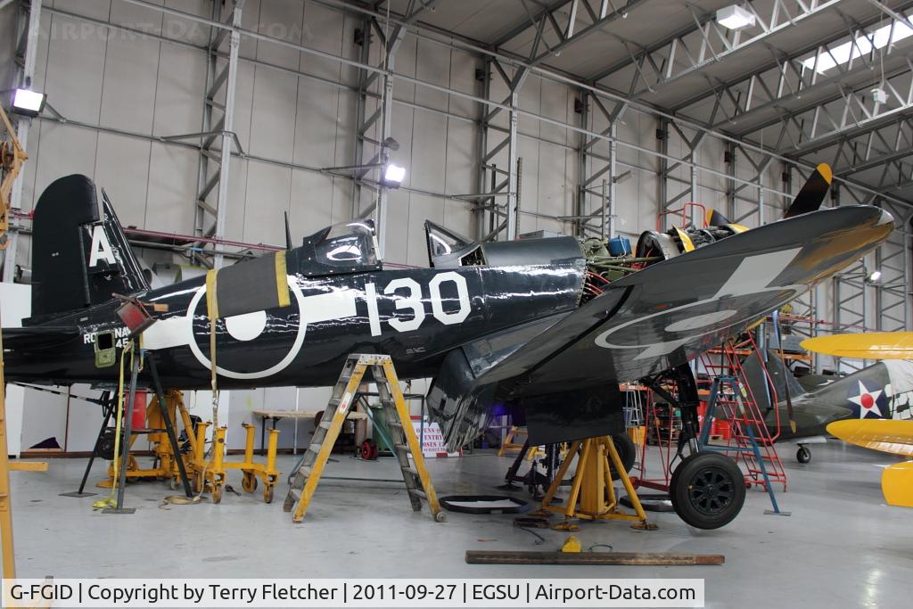 G-FGID, 1945 Goodyear FG-1D Corsair C/N 3111, Exhibited at Imperial War Museum , Duxford
ex Bu 88297