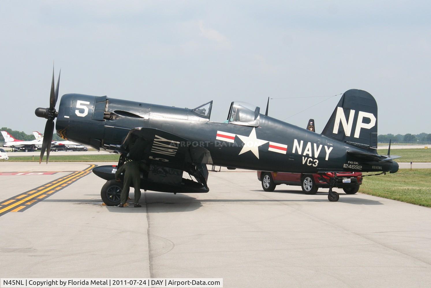N45NL, 1951 Vought F4U-5NL Corsair C/N 124692, Rare version of the F4U
