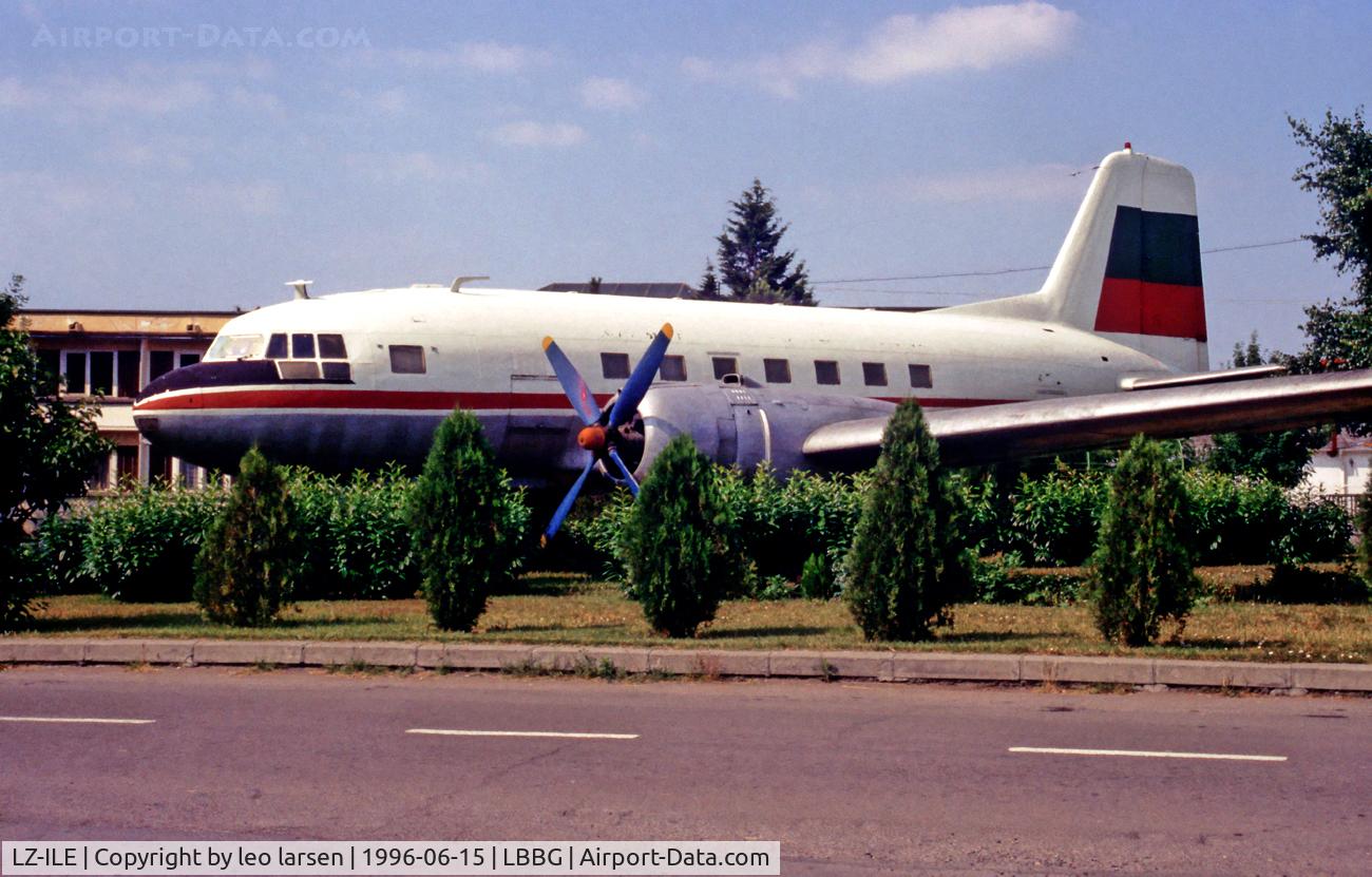 LZ-ILE, 1958 Ilyushin (VEB) Il-14P C/N 14803040, BOJ Burgas Bulgaria 15.6.96
