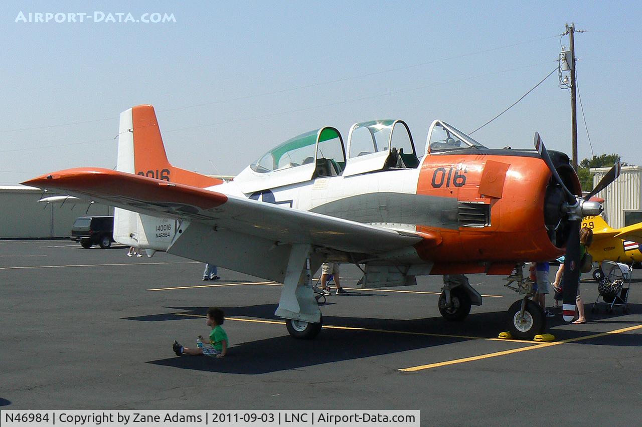 N46984, 1955 North American T-28B Trojan C/N 219-15, At the 2011 Warbirds on Parade Fly-in at Lancaster Airport, TX
