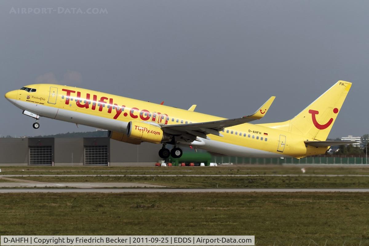 D-AHFH, 1999 Boeing 737-8K5 C/N 27983, departure via RW25