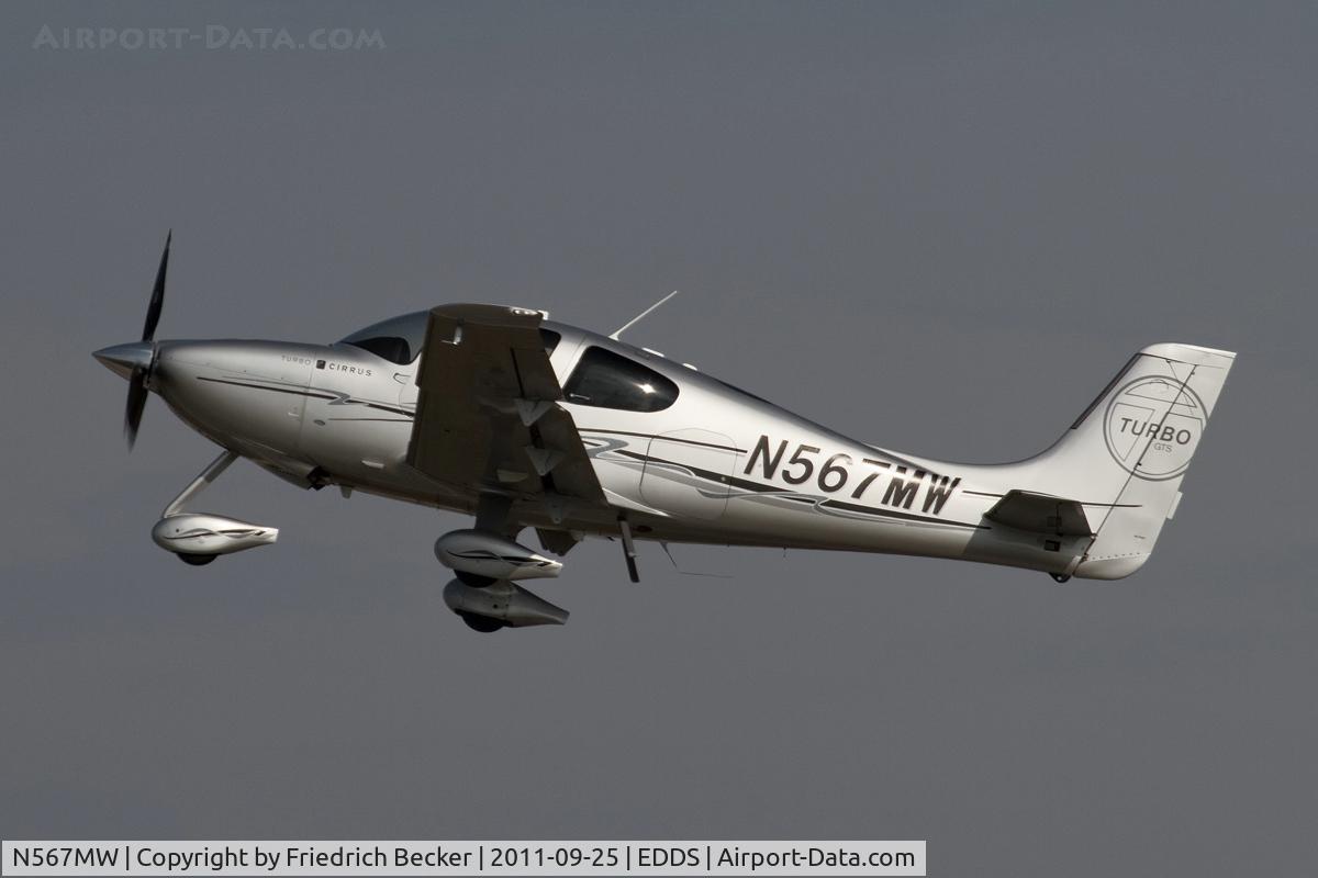 N567MW, Cirrus SR22 C/N 3589, departure via RW25