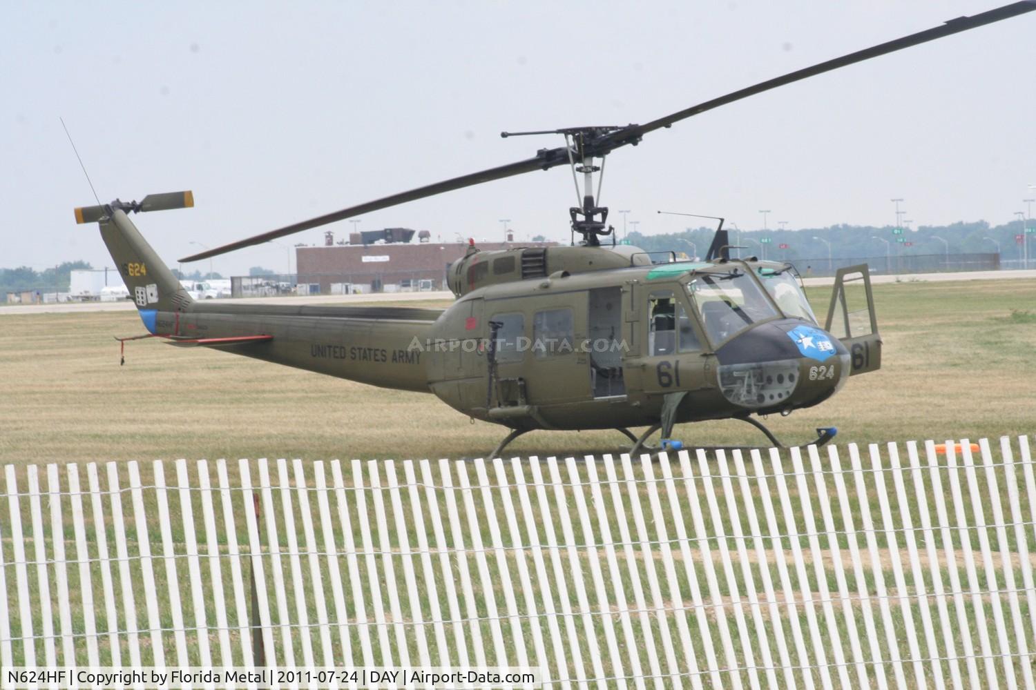 N624HF, 1966 Bell UH-1D Iroquois C/N 8819, UH-1H