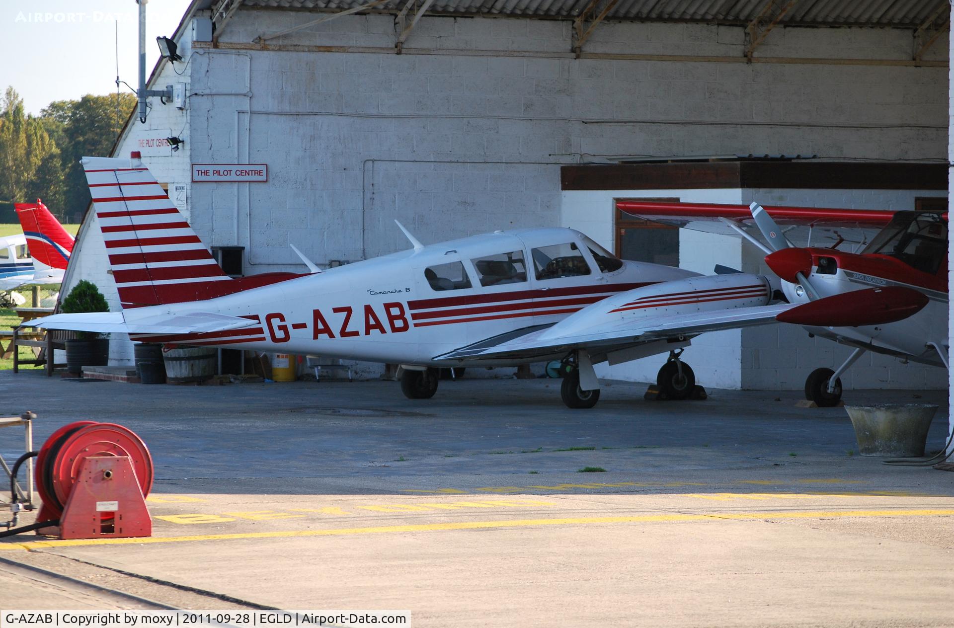 G-AZAB, 1967 Piper PA-30-160 B Twin Comanche C/N 30-1475, 1967 Twin Comanche at Denham. Ex 5H-MNM
