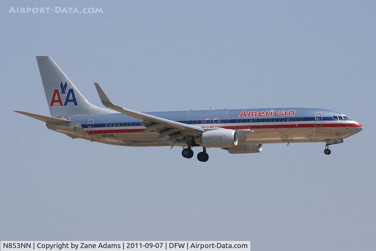 N853NN, 2010 Boeing 737-823 C/N 31105, American Airlines at DFW Airport