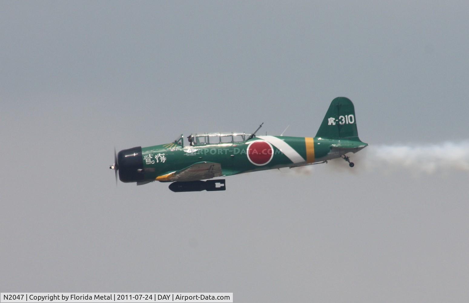 N2047, 1952 Canadian Car & Foundry T-6 Harvard Mk.4 C/N CCF4-83, Harvard modified to look like a Zero