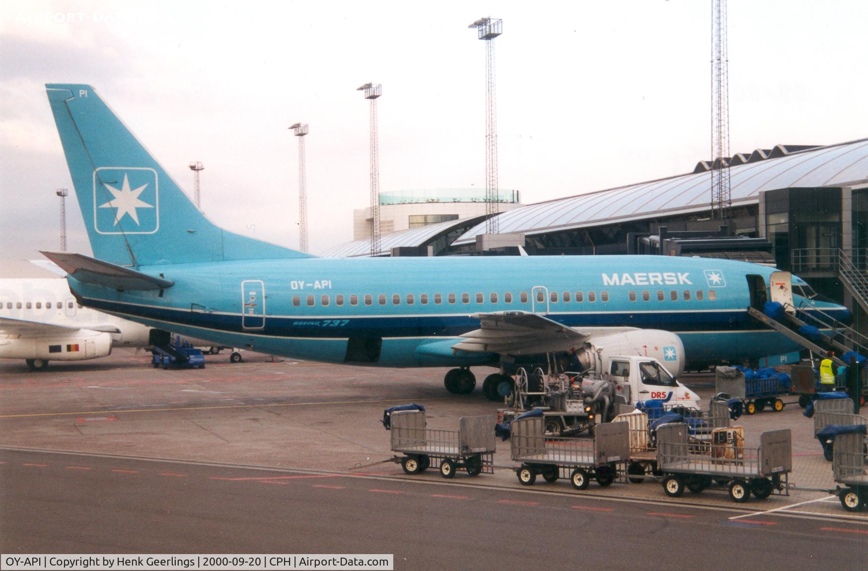 OY-API, 1997 Boeing 737-5L9 C/N 28722, Maersk