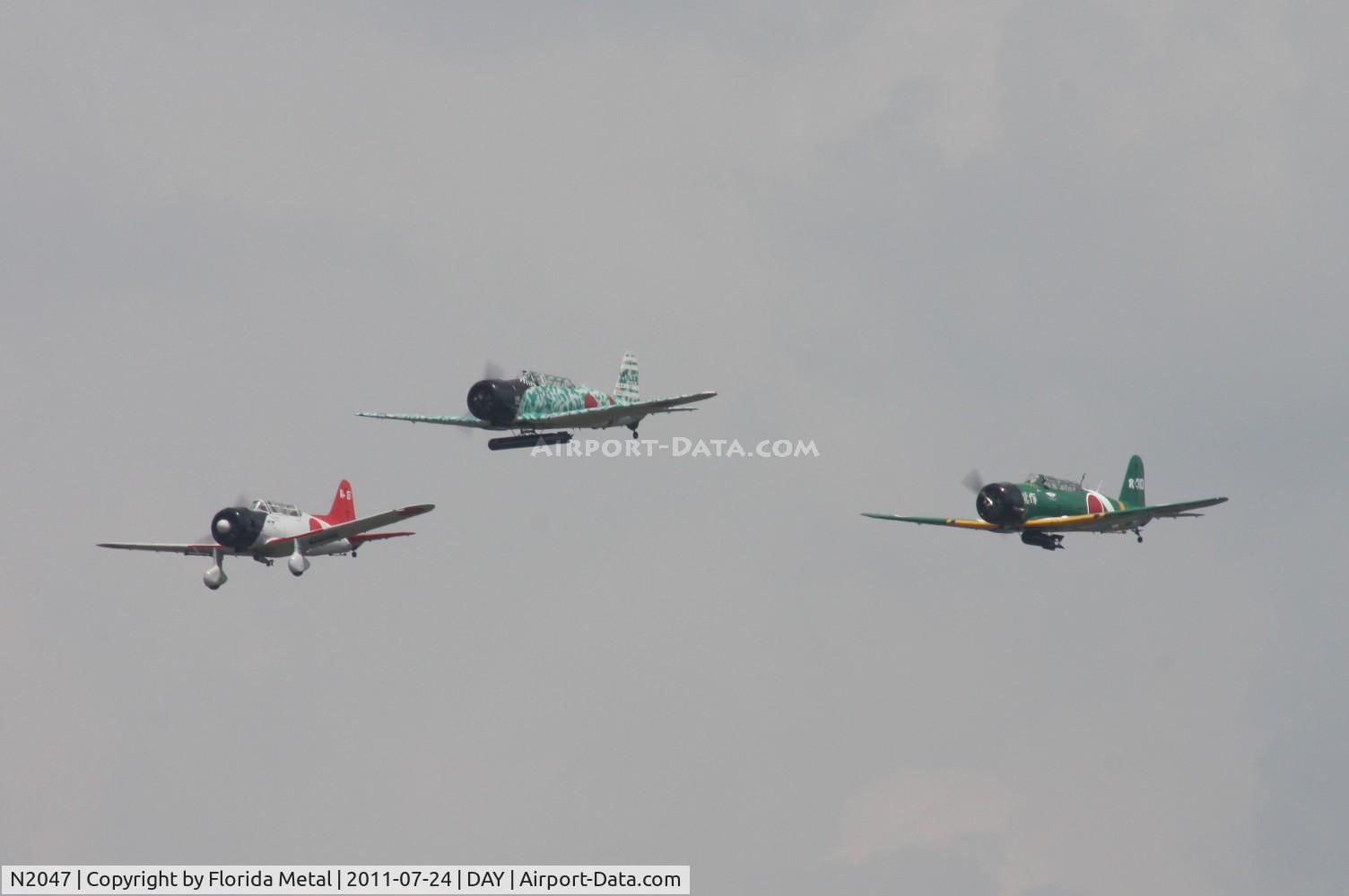 N2047, 1952 Canadian Car & Foundry T-6 Harvard Mk.4 C/N CCF4-83, Formation of Tora Tora Tora