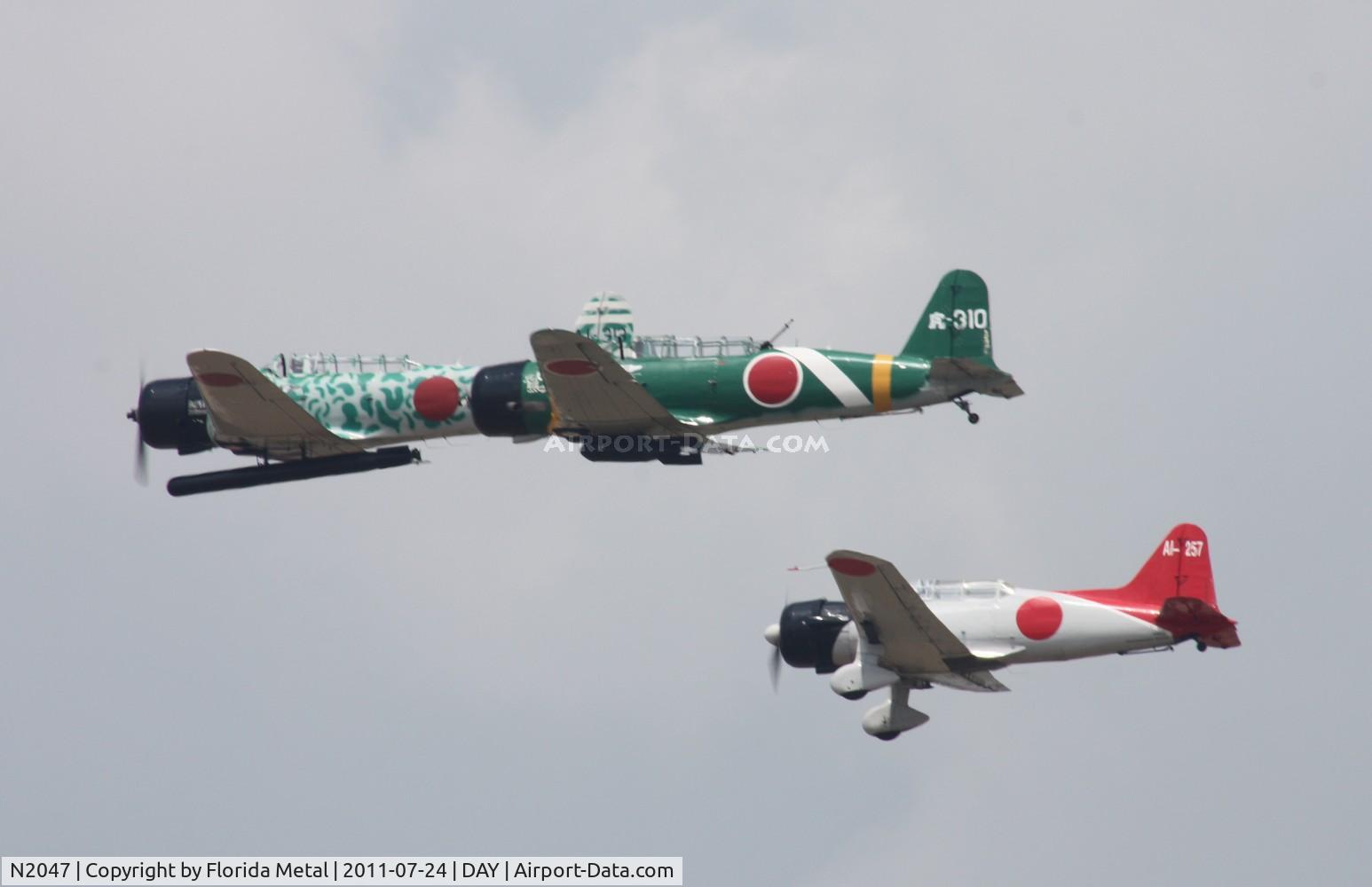 N2047, 1952 Canadian Car & Foundry T-6 Harvard Mk.4 C/N CCF4-83, Tora Tora Tora formation