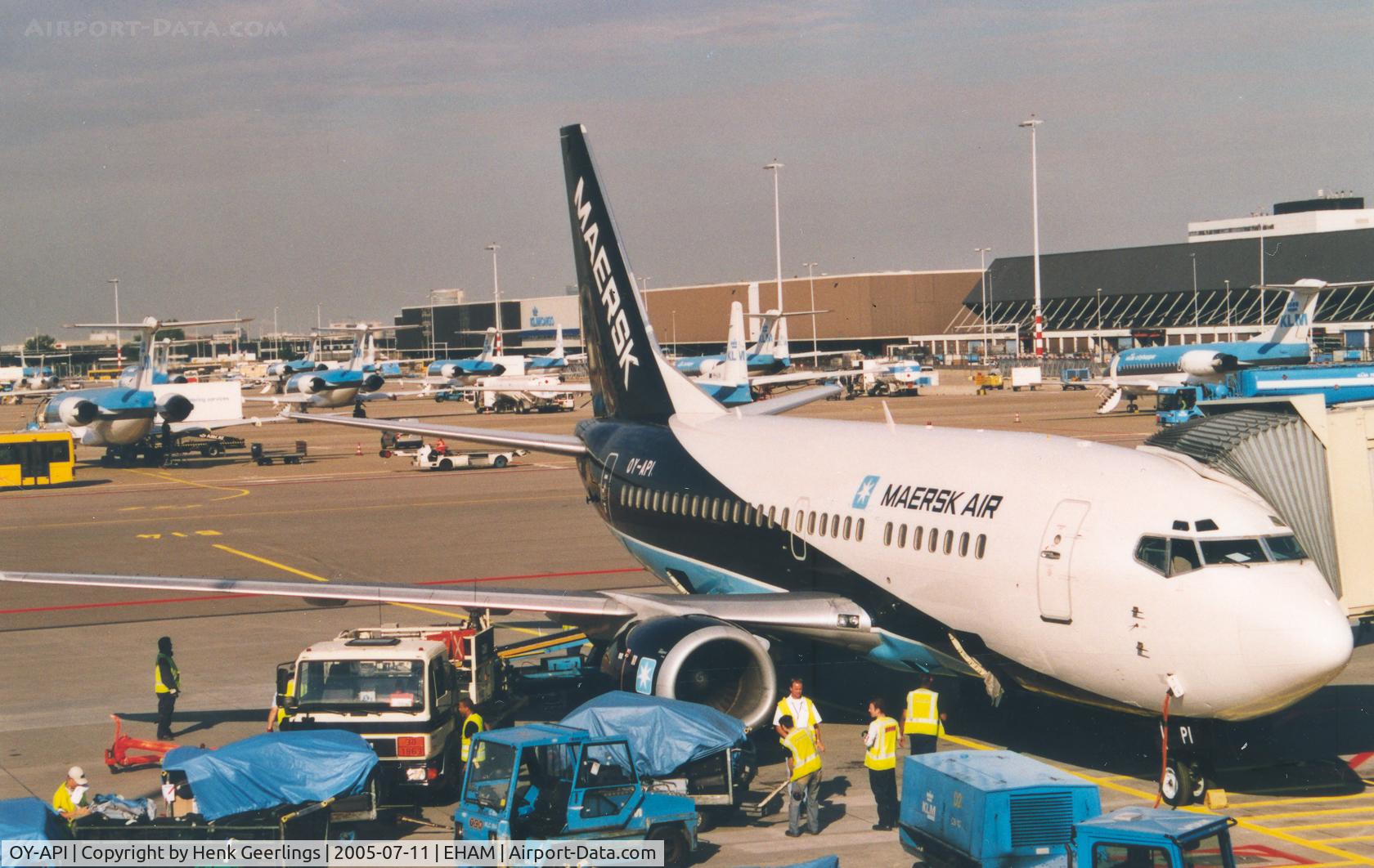 OY-API, 1997 Boeing 737-5L9 C/N 28722, Maersk