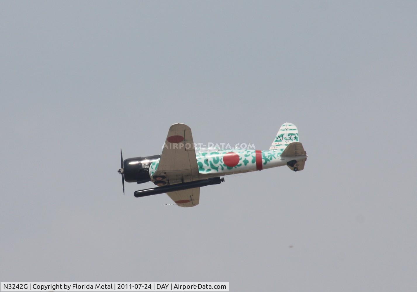 N3242G, 1945 North American AT-6D Texan C/N 43766, AT-6D modified to look like Japanese torpedo plane
