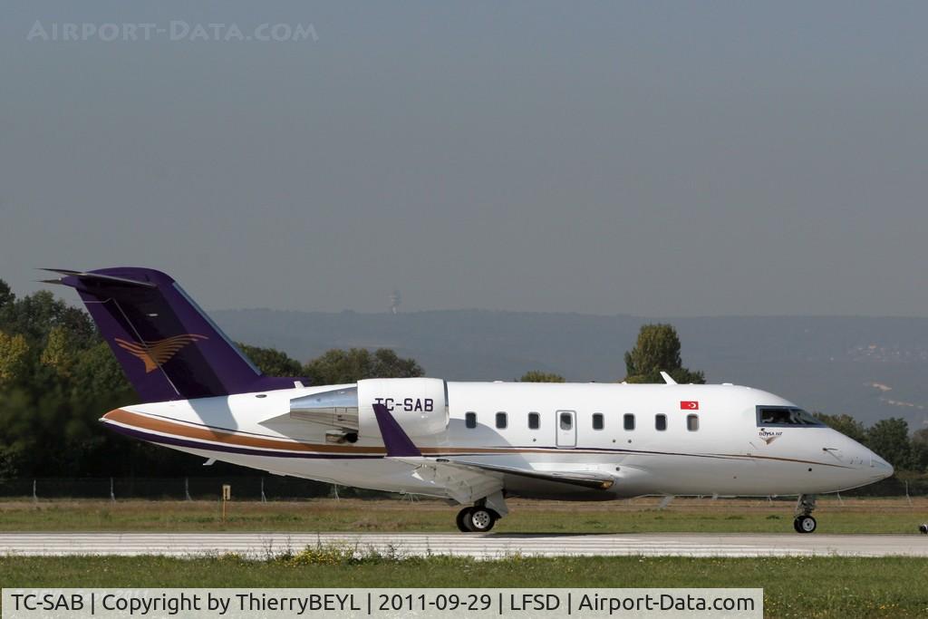 TC-SAB, 2007 Bombardier Challenger 605 (CL-600-2B16) C/N 5730, See at Dijon-Longvic airport