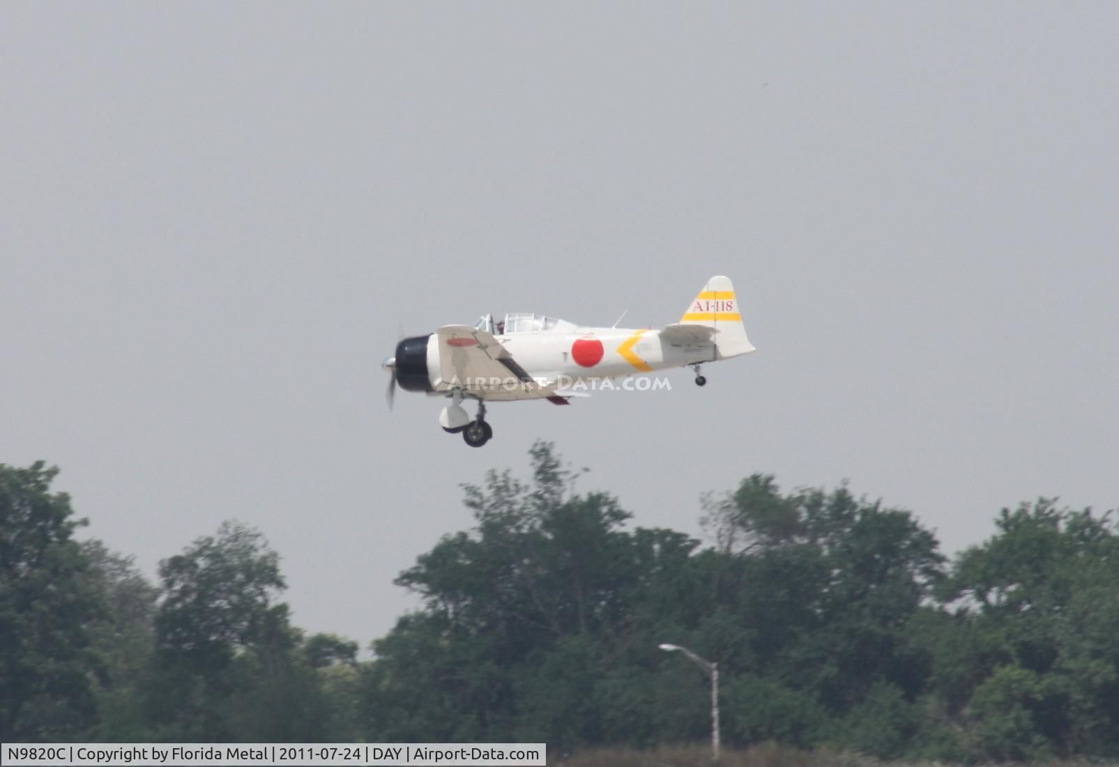N9820C, 1945 North American SNJ-6 Texan C/N 121-43036, SNJ-6 modified to a Tora Tora Tora plane
