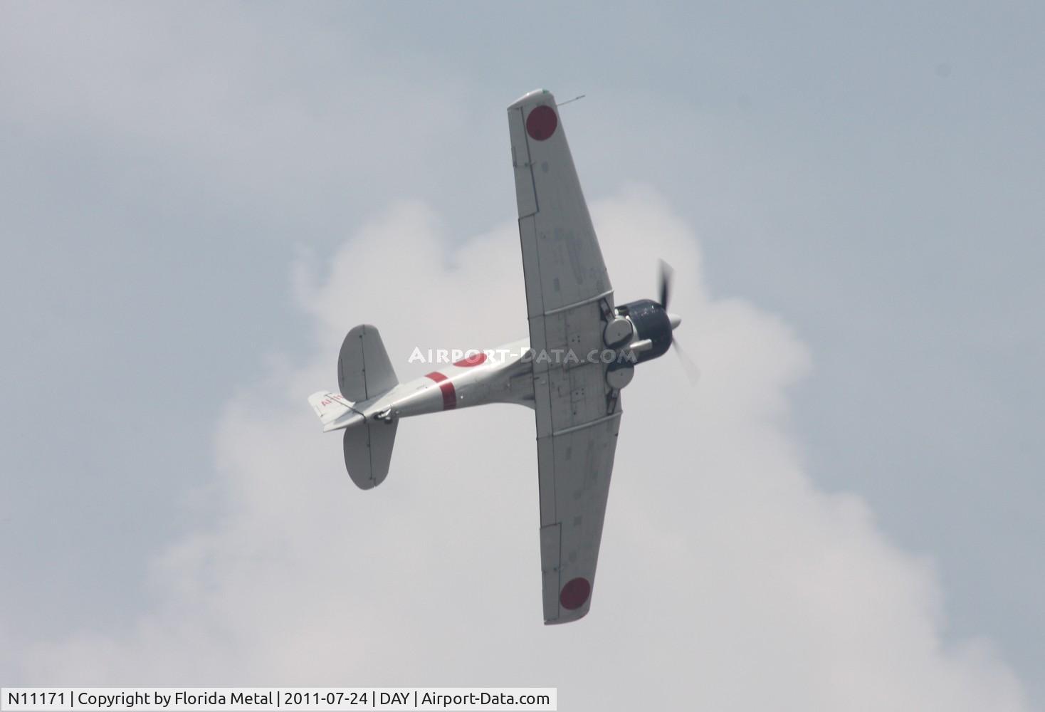 N11171, 1942 North American AT-6B Texan C/N 84-7800, AT-6B modified to look like a Zero