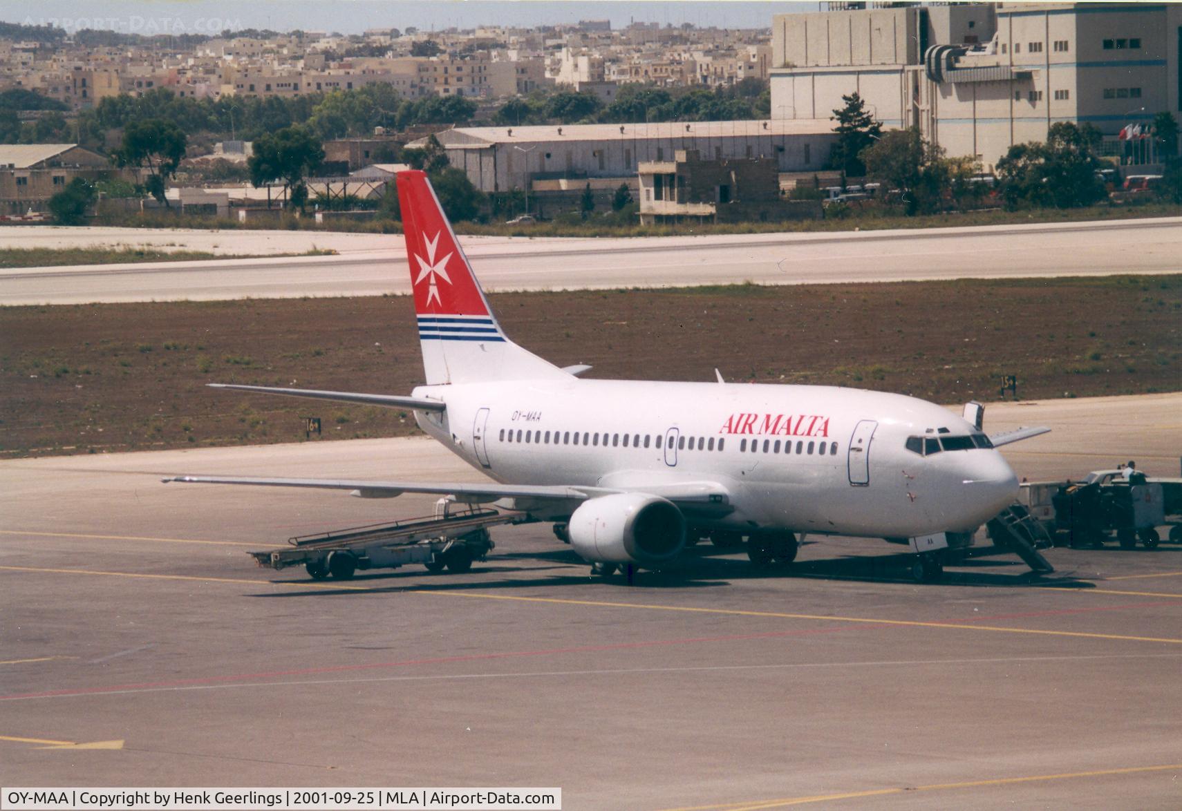 OY-MAA, 1990 Boeing 737-5L9 C/N 24778, Air Malta , lsd from  Maersk