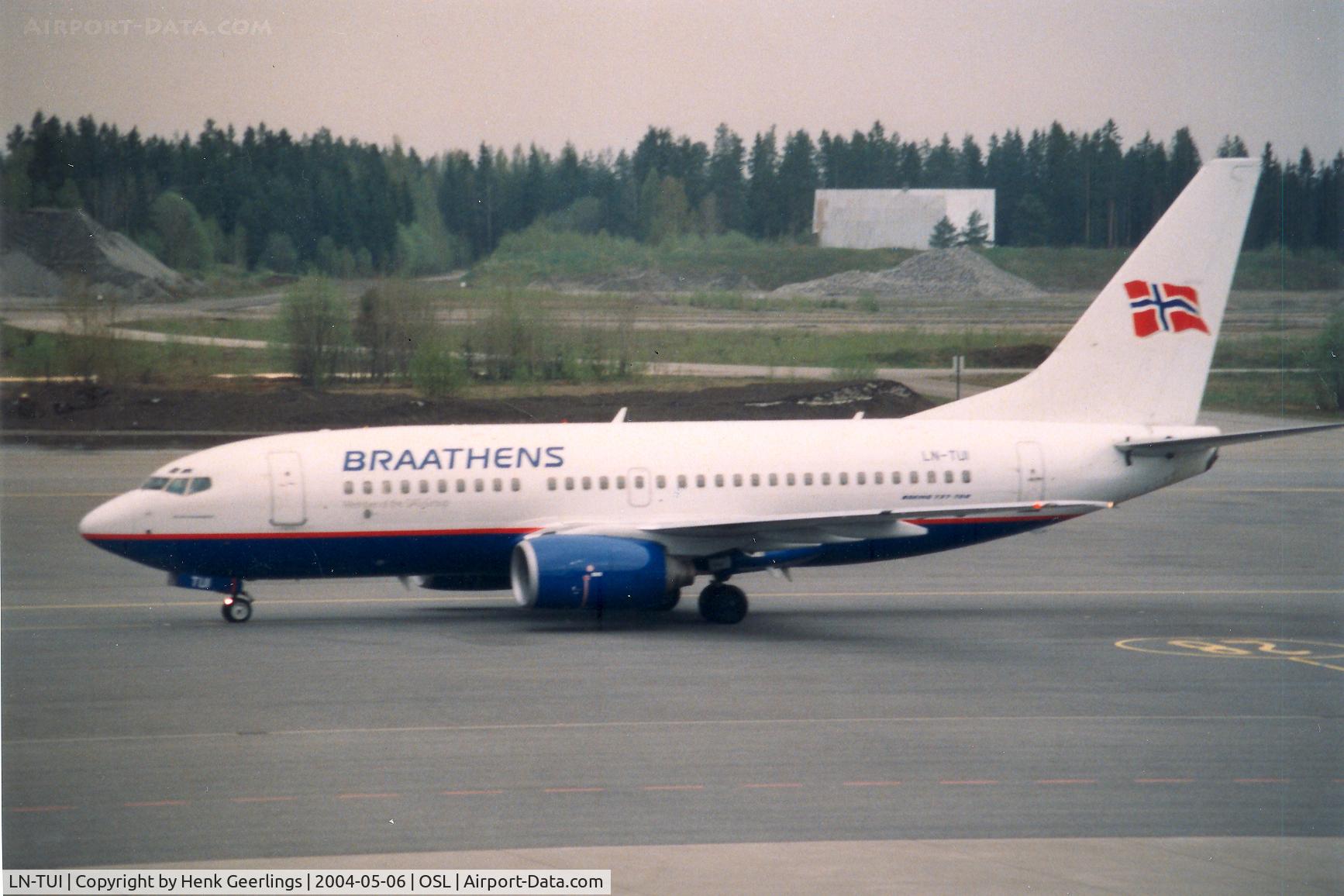 LN-TUI, 2000 Boeing 737-705 C/N 29094, Braathens