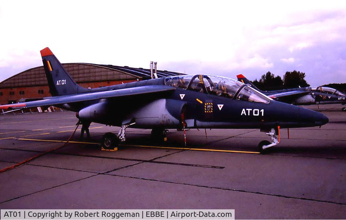 AT01, 1978 Dassault-Dornier Alpha Jet 1B C/N B01/1013, 1990's.