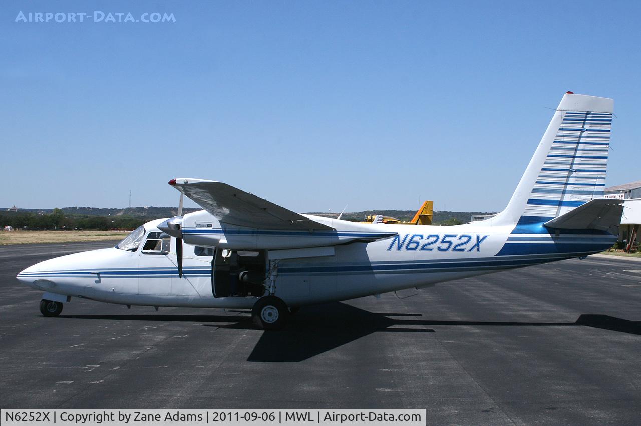 N6252X, 1961 Aero Commander 500-B C/N 500A-1114-56, Air Attack at Mineral Wells Municipal